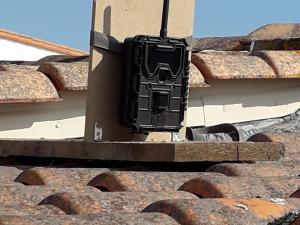 CAM INFRAROUGE GSM SURVEILLANCE TOITURE